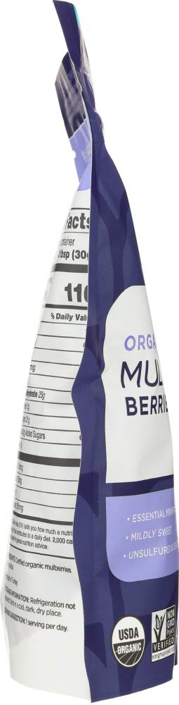 Organic Sun-Dried White Mulberries 8 oz Pack of 6 A977889