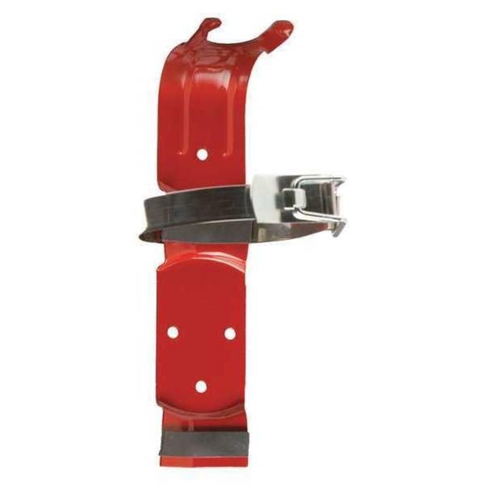 Fire Extinguisher Bracket 3-3/8 in. Dia. Red S5622