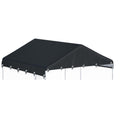 Black Outdoor Dog Kennel Cover 10'W x 10'L O613641