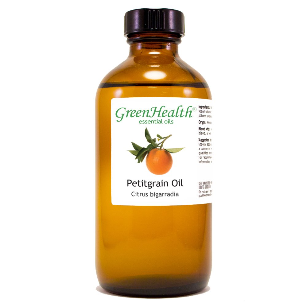 Petitgrain 8 fl oz Glass Bottle Pure Essential Oil N243