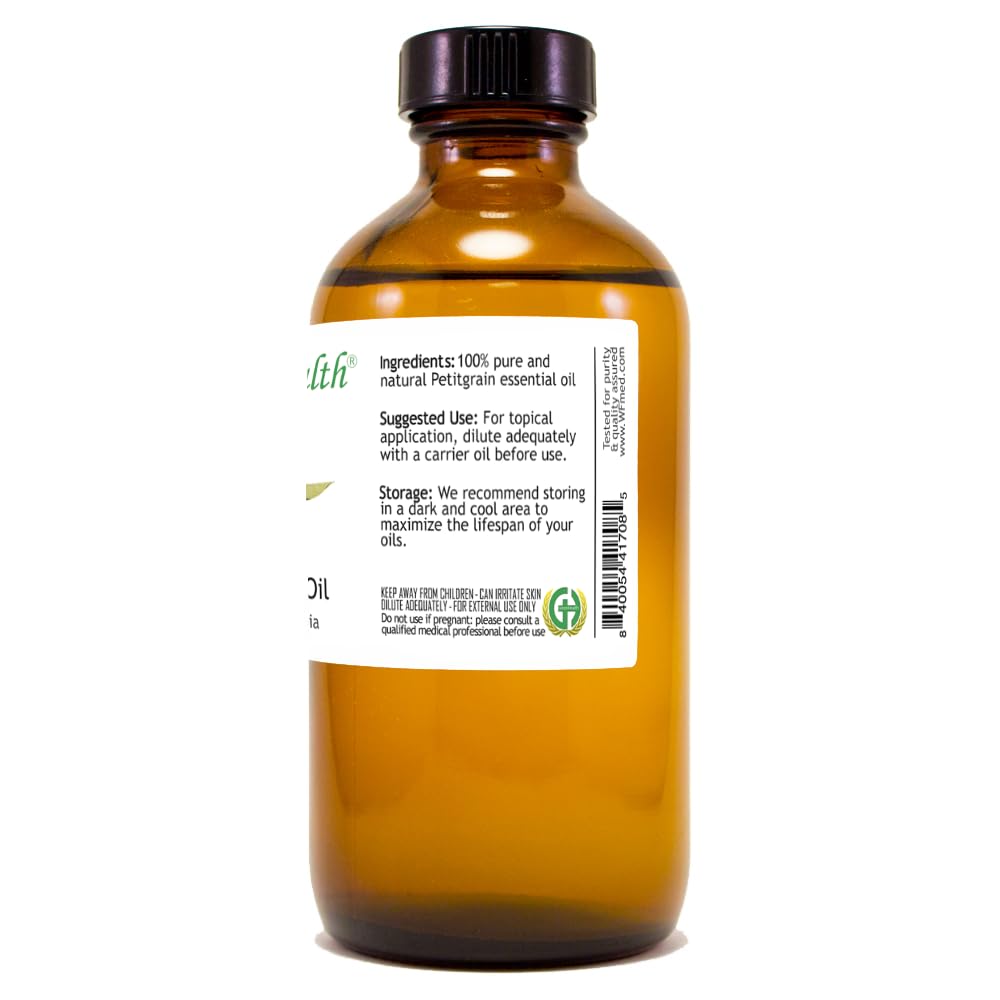 Petitgrain 8 fl oz Glass Bottle Pure Essential Oil N243