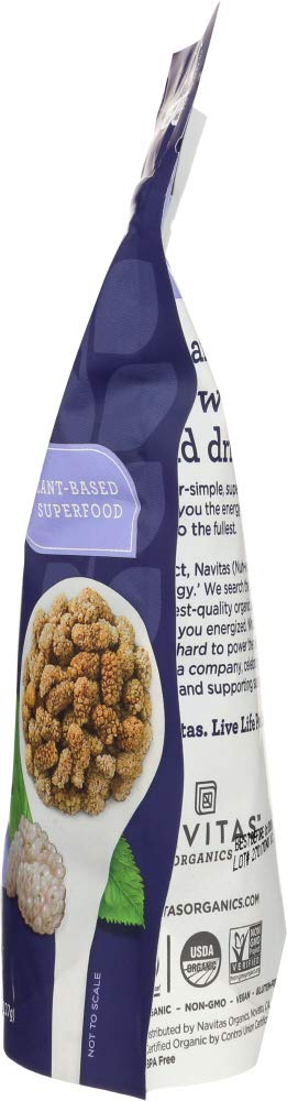 Organic Sun-Dried White Mulberries 8 oz Pack of 6 A977889