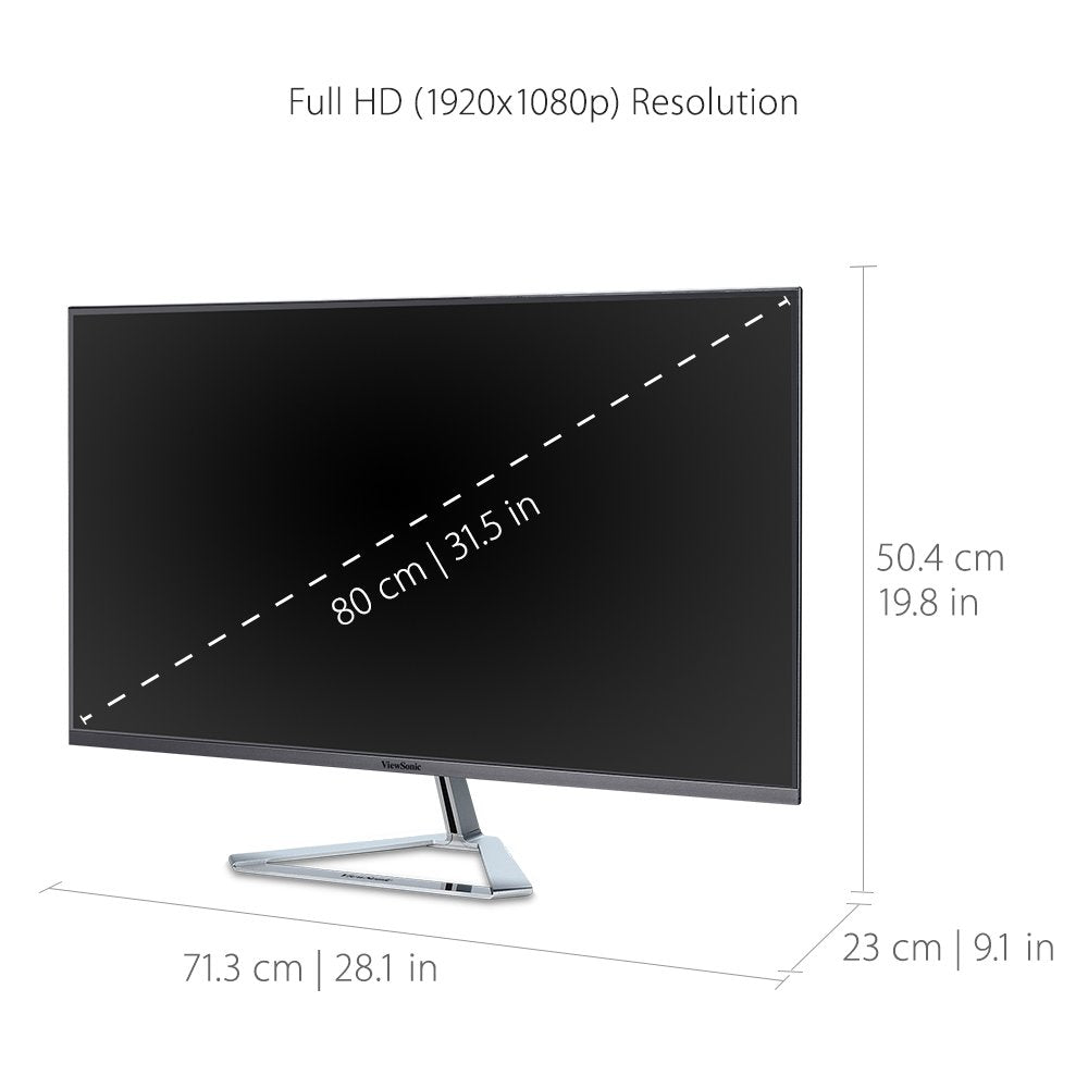 32 Inch 1080p Widescreen IPS Monitor F938357