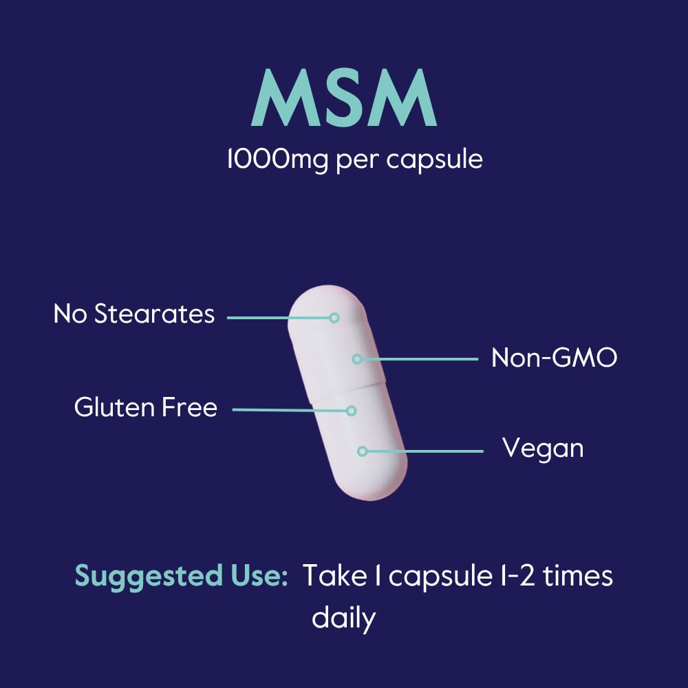 MSM 1000mg 240 Caps D3285