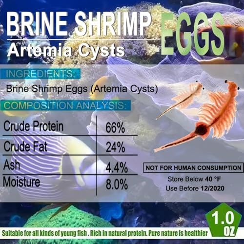 Brine Shrimp Eggs 0.5 oz U6655