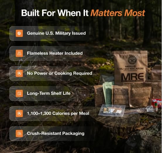 Emergency Food Supply Freeze Dried Ready Meals Variety Pack of 48 S8582