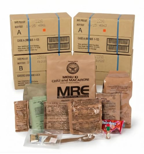 Emergency Food Supply Freeze Dried Ready Meals Variety Pack of 48 S8582