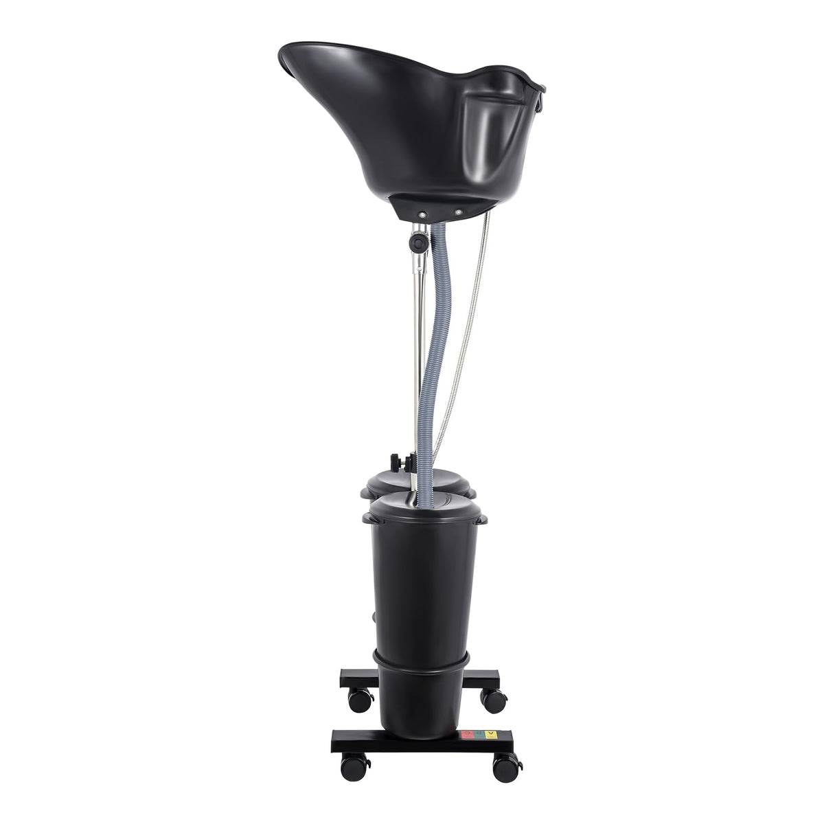 Portable Shampoo Bowl Electric Pump 2 Buckets Height Adjustable Y577