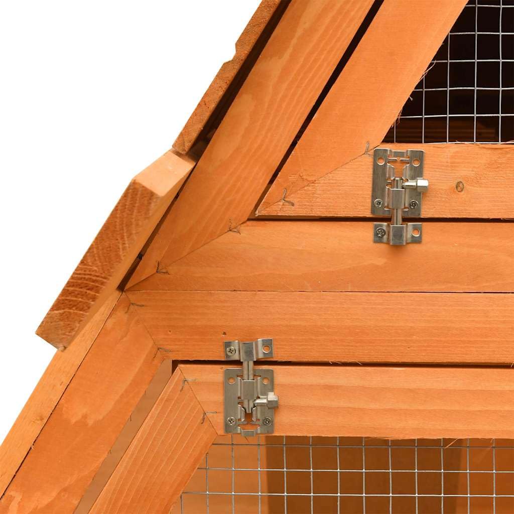 Brown Wooden Rabbit Hutch N398281