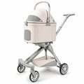 Khaki Dog Stroller with Detachable Carrier O571