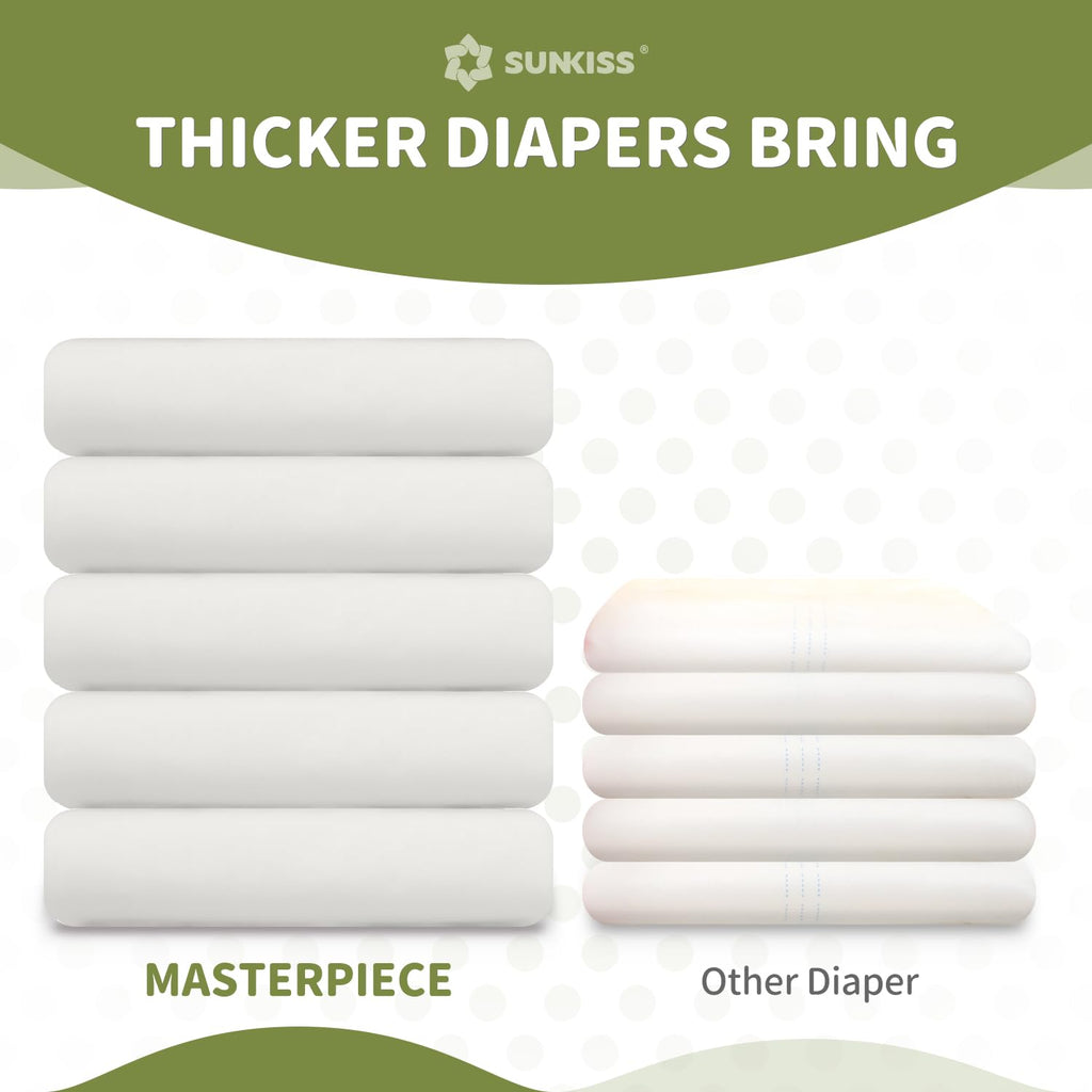 Adult Diapers with Tabs, L/XL, White, 40 Count U29193