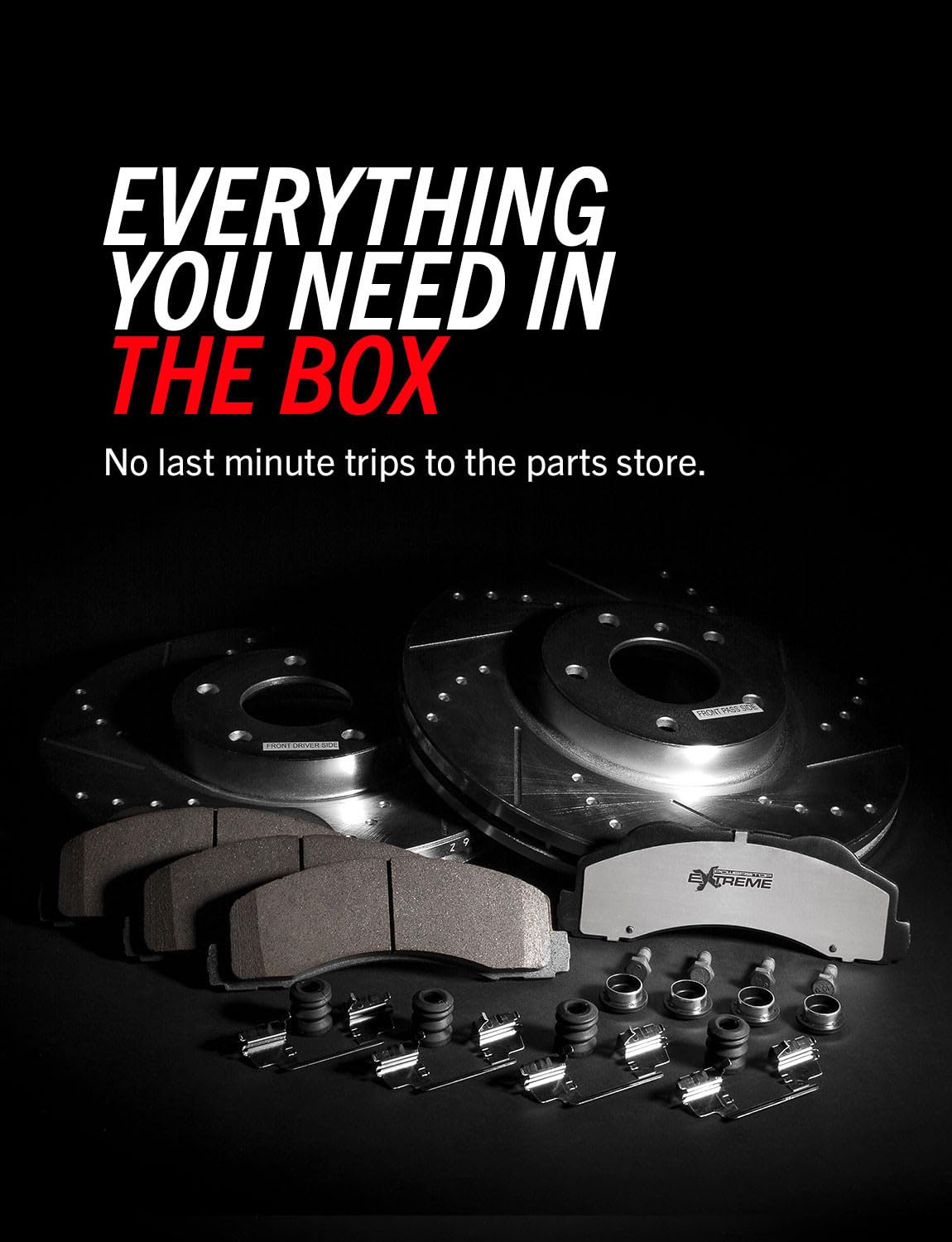 Front Brake Pad & Rotor Kit K1881