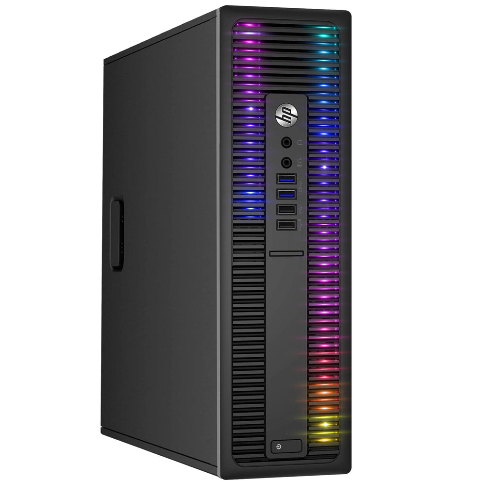 Custom Built RGB Lights PC with 24 Inch Monitor Intel Core i5 16GB RAM 512GB SSD W966071