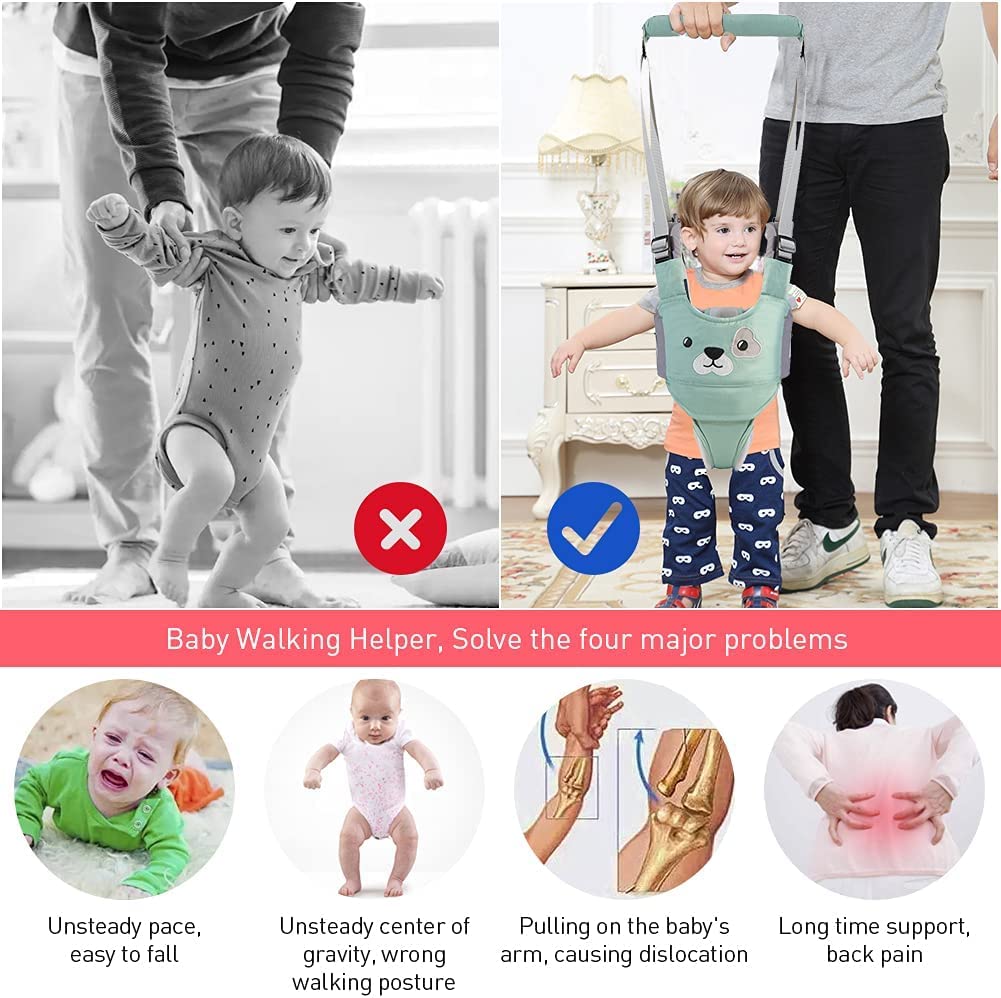Adjustable Baby Walking Helper with Detachable Harness D8428