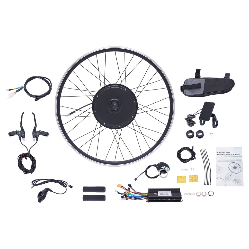 48V 1000W E-Bike Conversion Kit with Display Brushless Gearless Motor T419