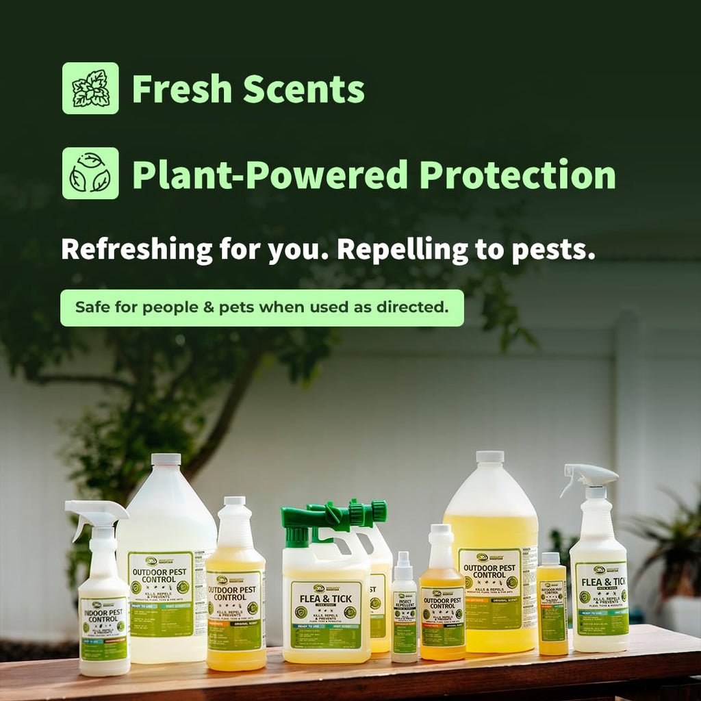 Outdoor Pest Spray with Hose End Sprayer 32 OZ Mint X6287