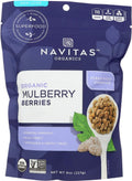 Organic Sun-Dried White Mulberries 8 oz Pack of 6 A977889