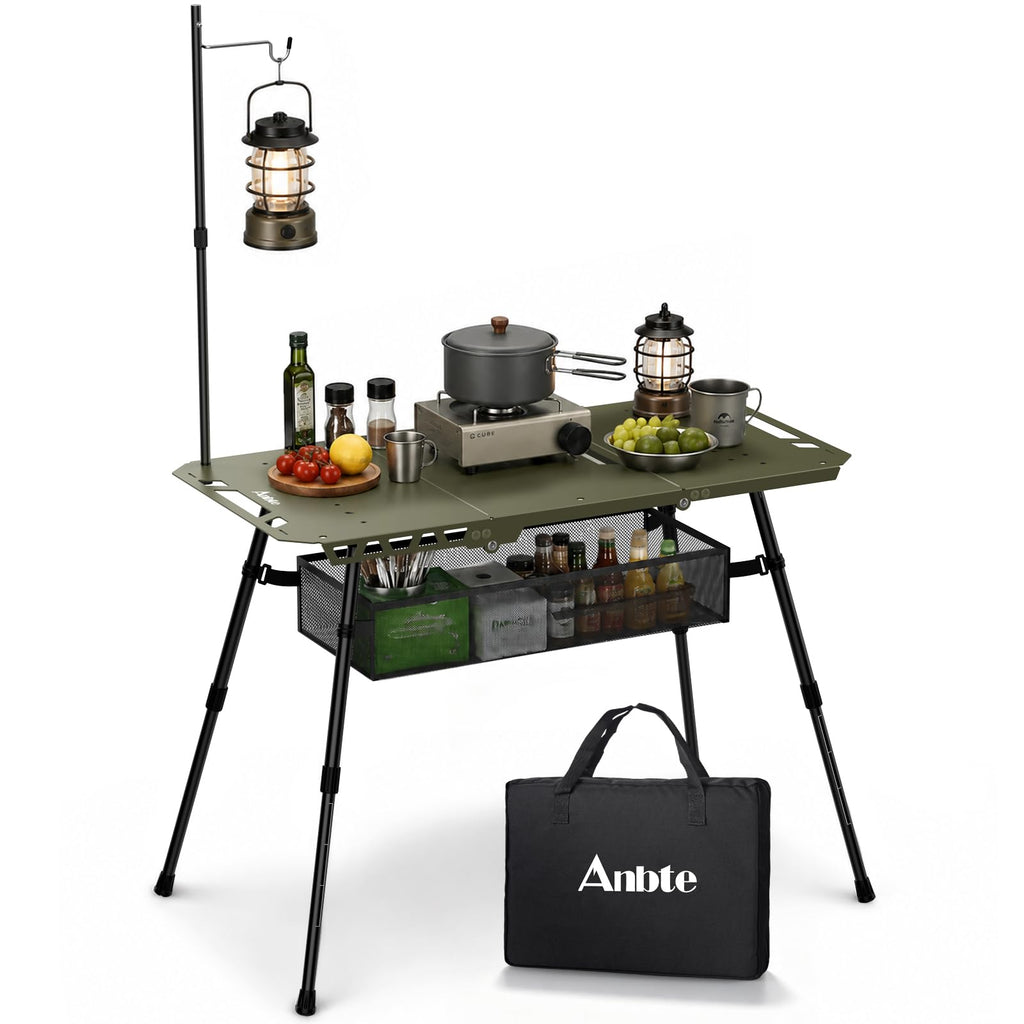 Adjustable Aluminum Folding Camping Table A441027