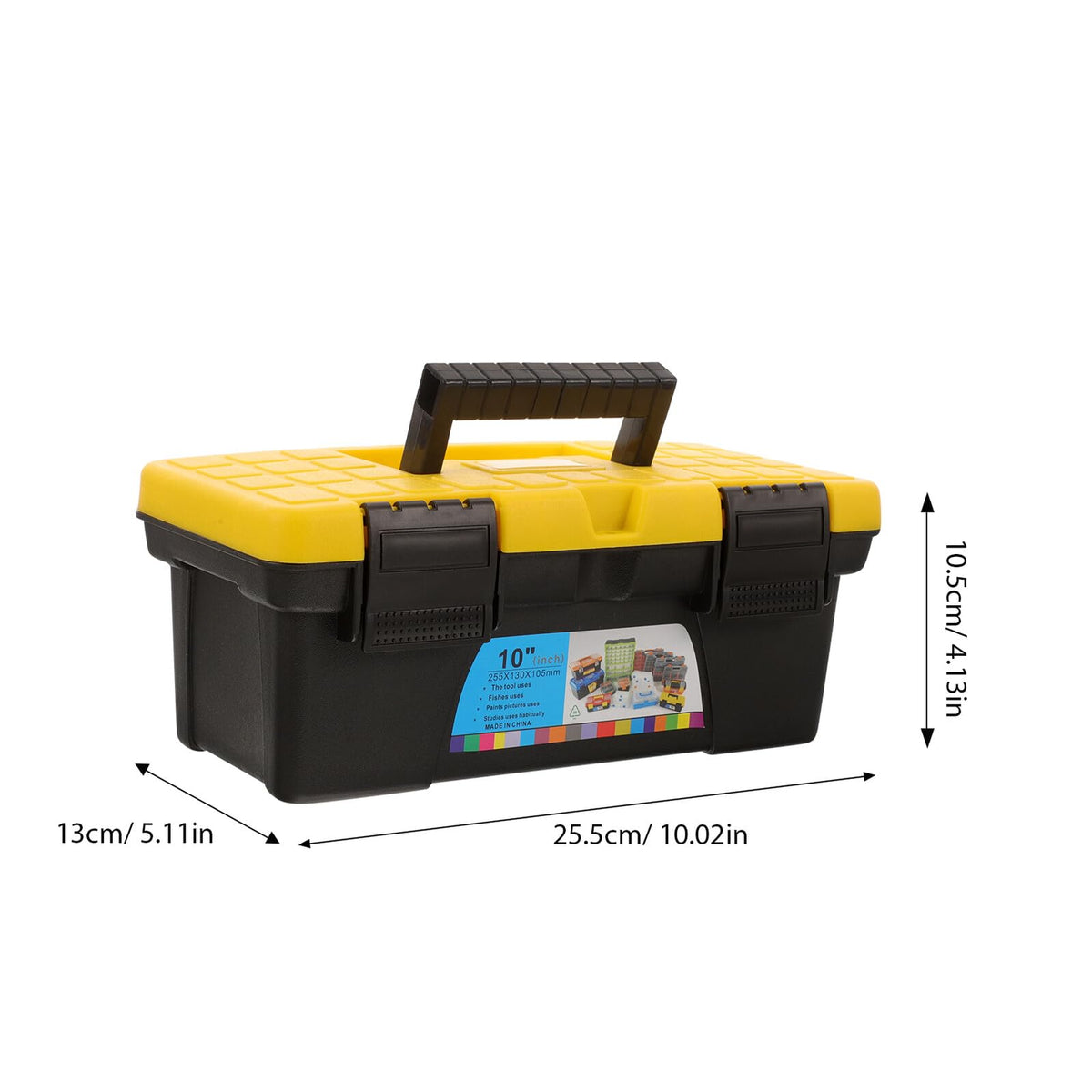10 Inch Plastic Tool Box Organizer E66319