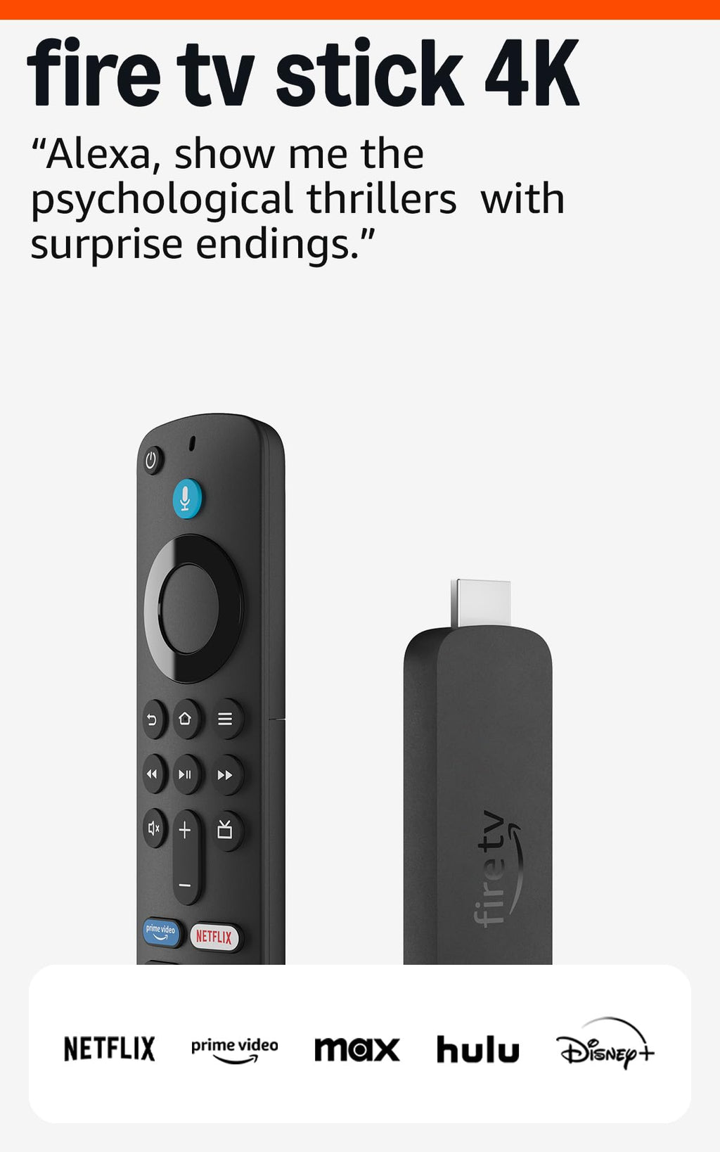 Like-New Fire TV Stick 4K with Wi-Fi 6 W168611