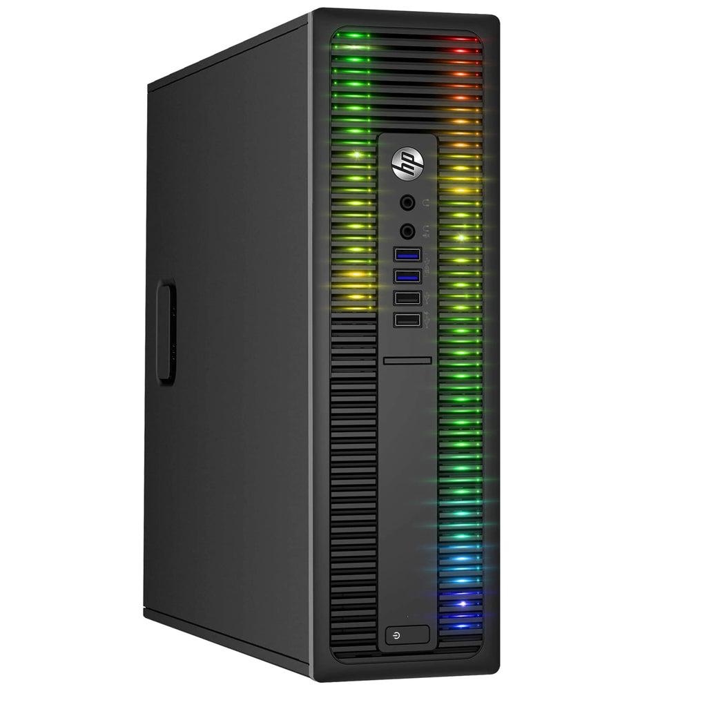 Custom Built RGB Lights PC with 24 Inch Monitor Intel Core i5 16GB RAM 512GB SSD W966071