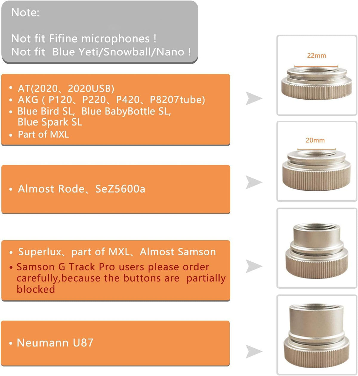 Anti Vibration Microphone Shock Mount G8635