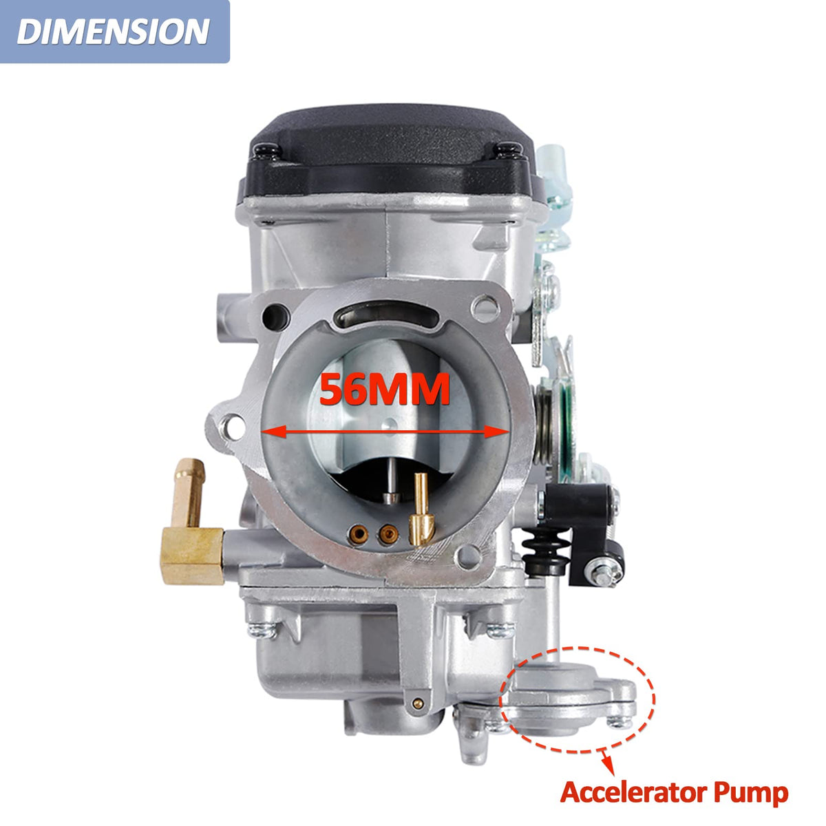 CV40 Carburetor with Fuel Filter Spark Plug Jets V972498