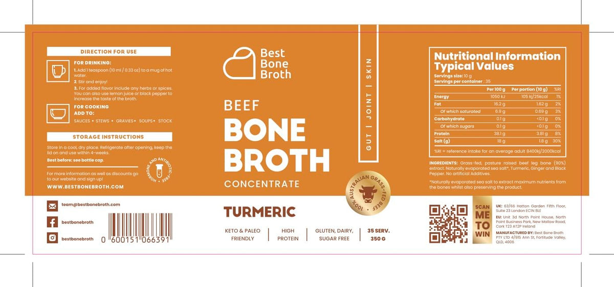 Grass Fed Beef Bone Broth Concentrate B4618