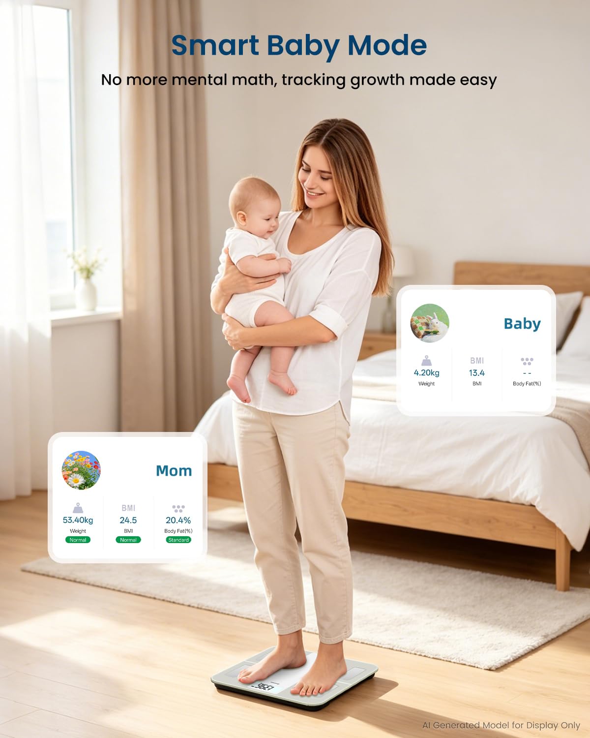 USB Rechargeable Digital Bathroom Scale Q45994