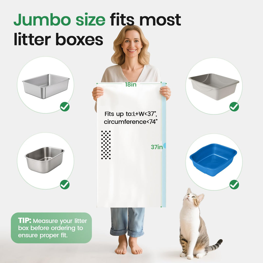 Heavy Duty Thickened Litter Box Liners 14 Pack W781