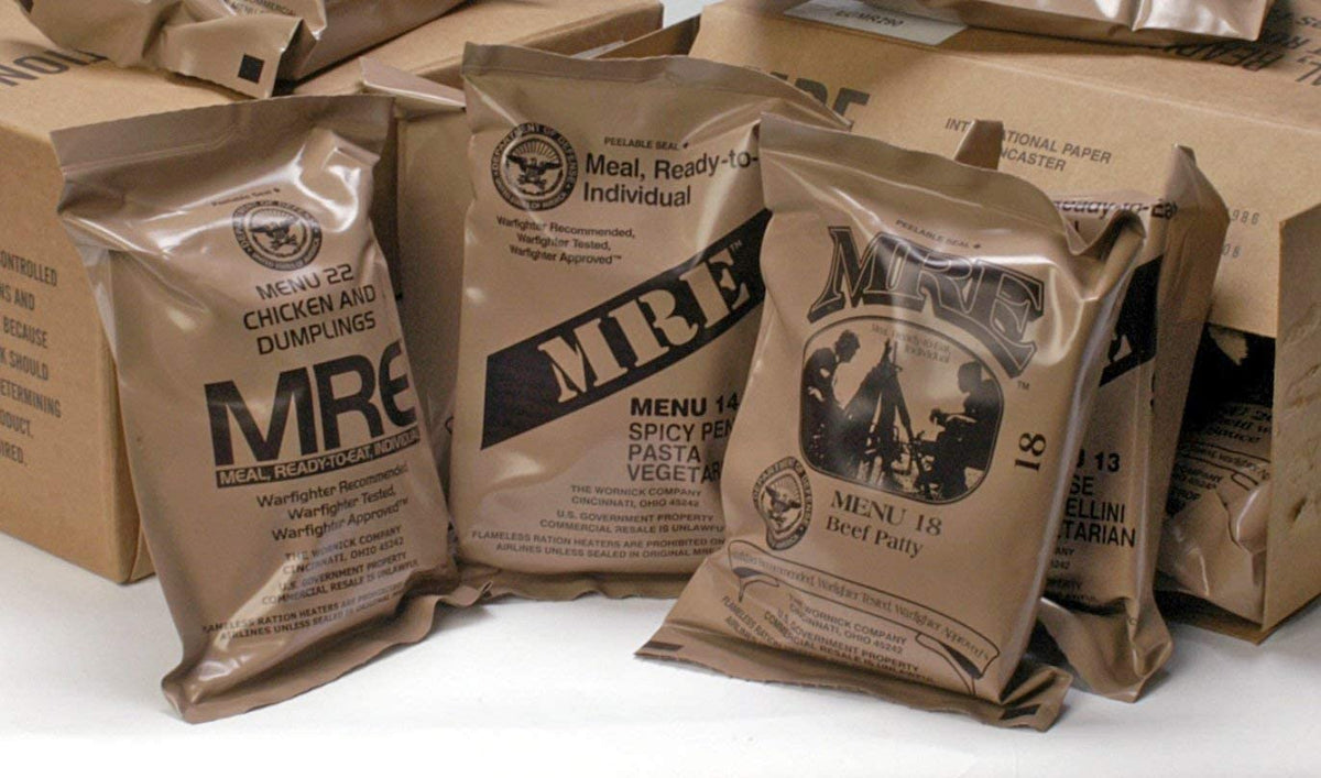 Case of 12 Military MREs B-Menu S94307
