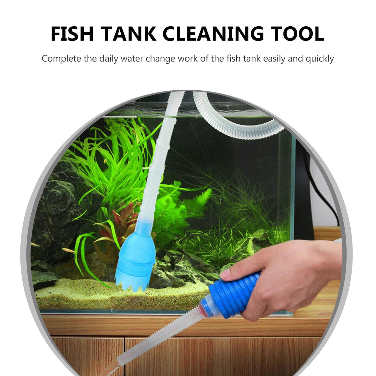 Aquarium Water Changer Kit with Brush Set K6961