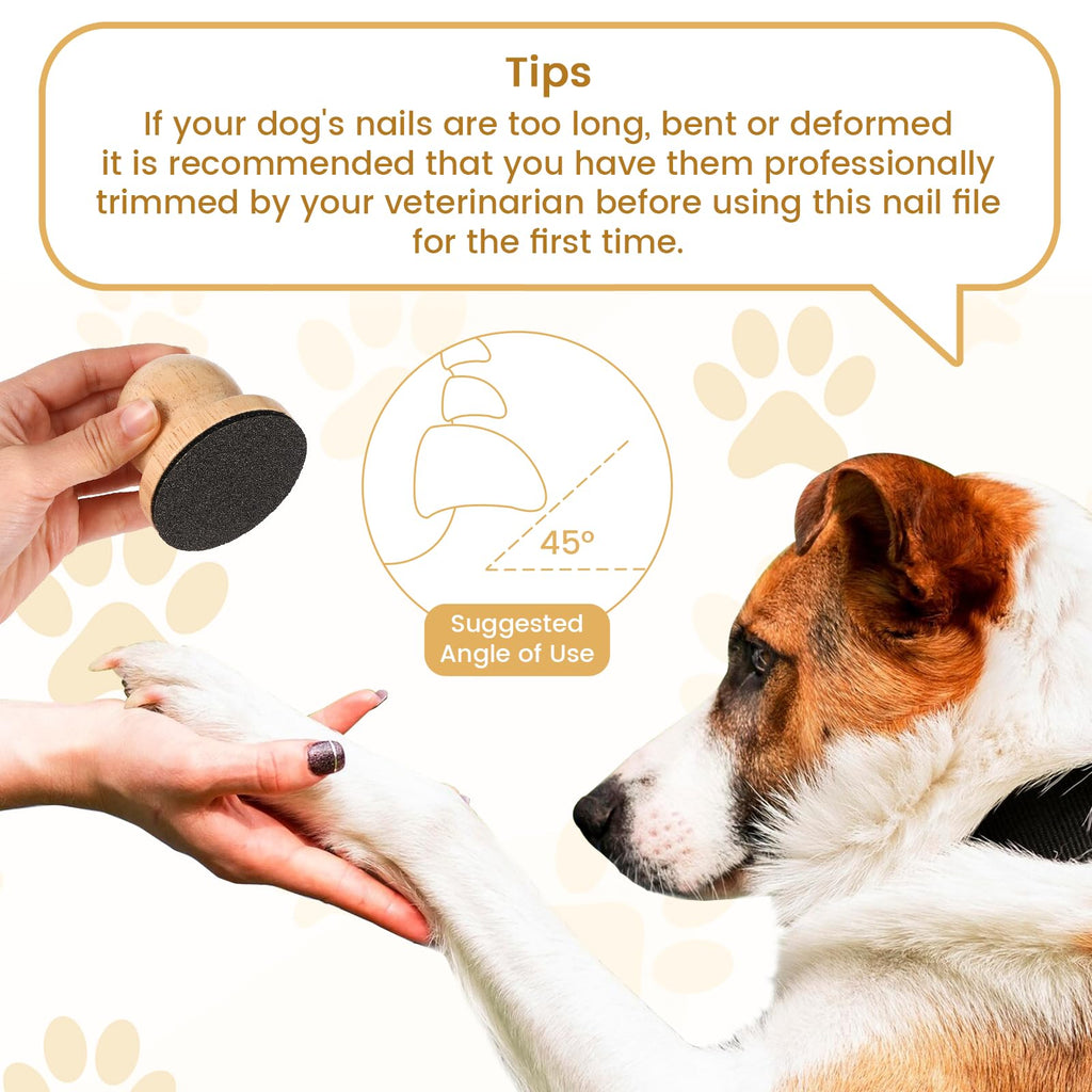 Dog Nail File with 3 Pcs Replaceable Sandpaper V64179
