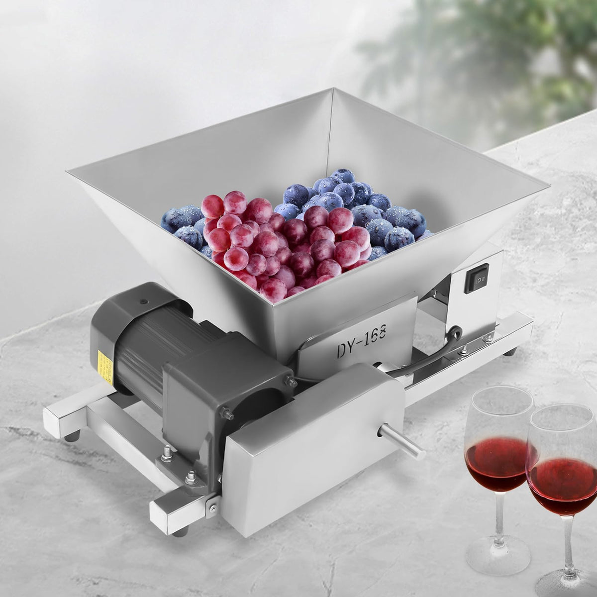 60W Stainless Steel 4L Fruit Crusher W299303