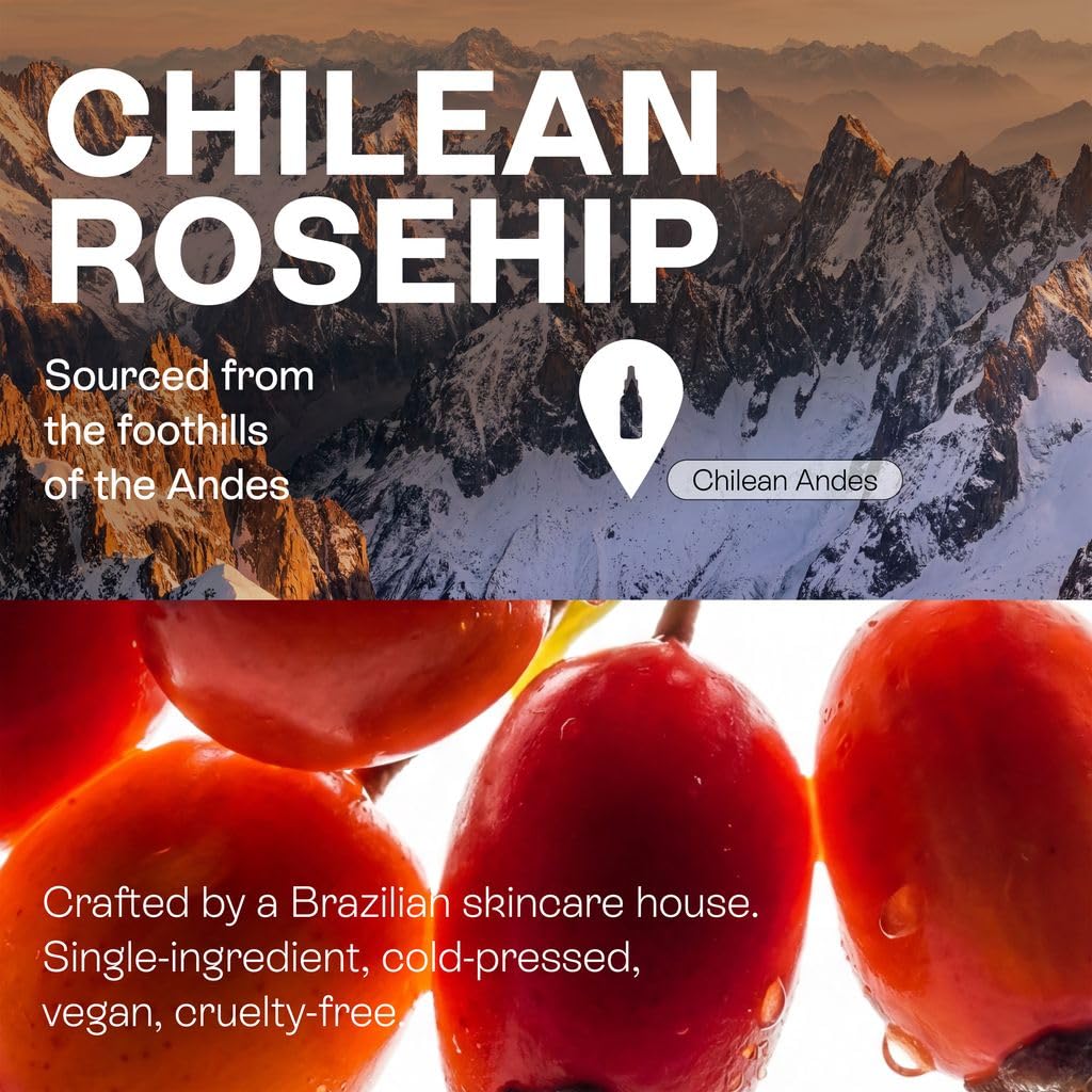 Cold-Pressed Unrefined Rosehip Seed Oil 1 oz A1310