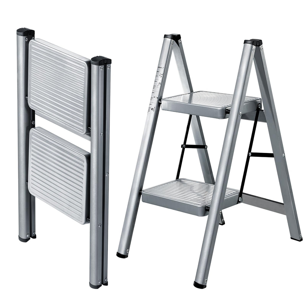 2 Step Steel Folding Step Stool J594991