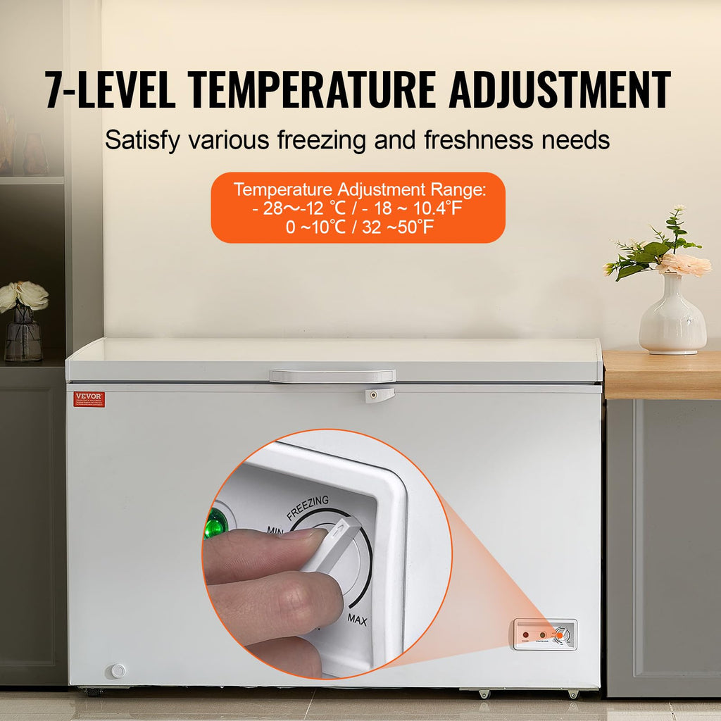 12.8 Cu.ft Chest Freezer with 4 Removable Baskets C139616