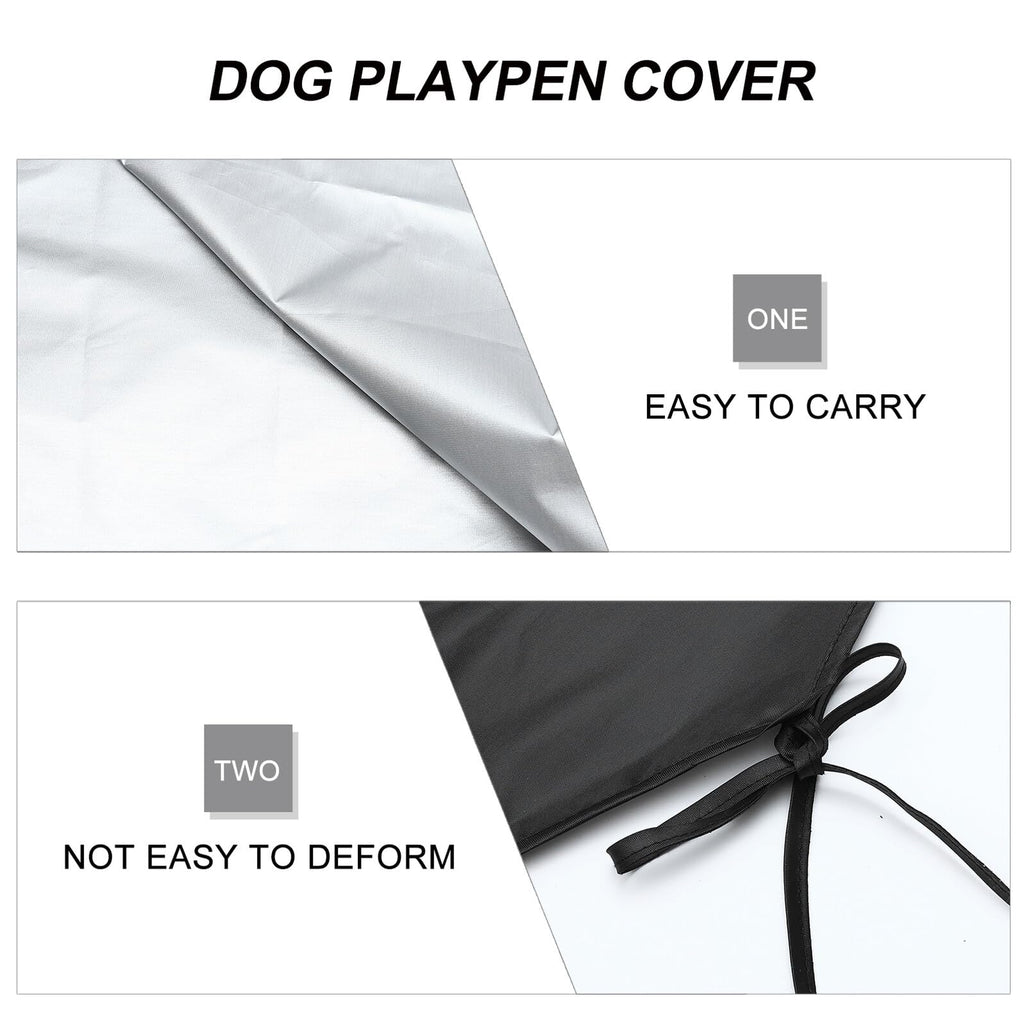 Waterproof Sunproof Dog Playpen Cover with Shade 210D Oxford Cloth M935