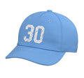 Distressed White Adjustable Baseball Hat B75406