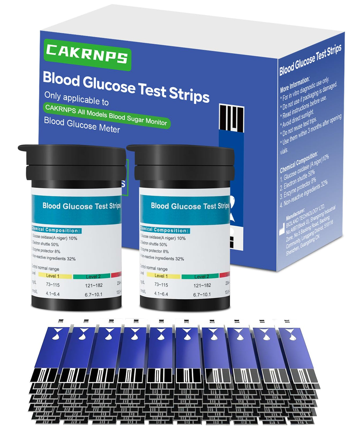 Blood Glucose Test Strips 100 Count B251009