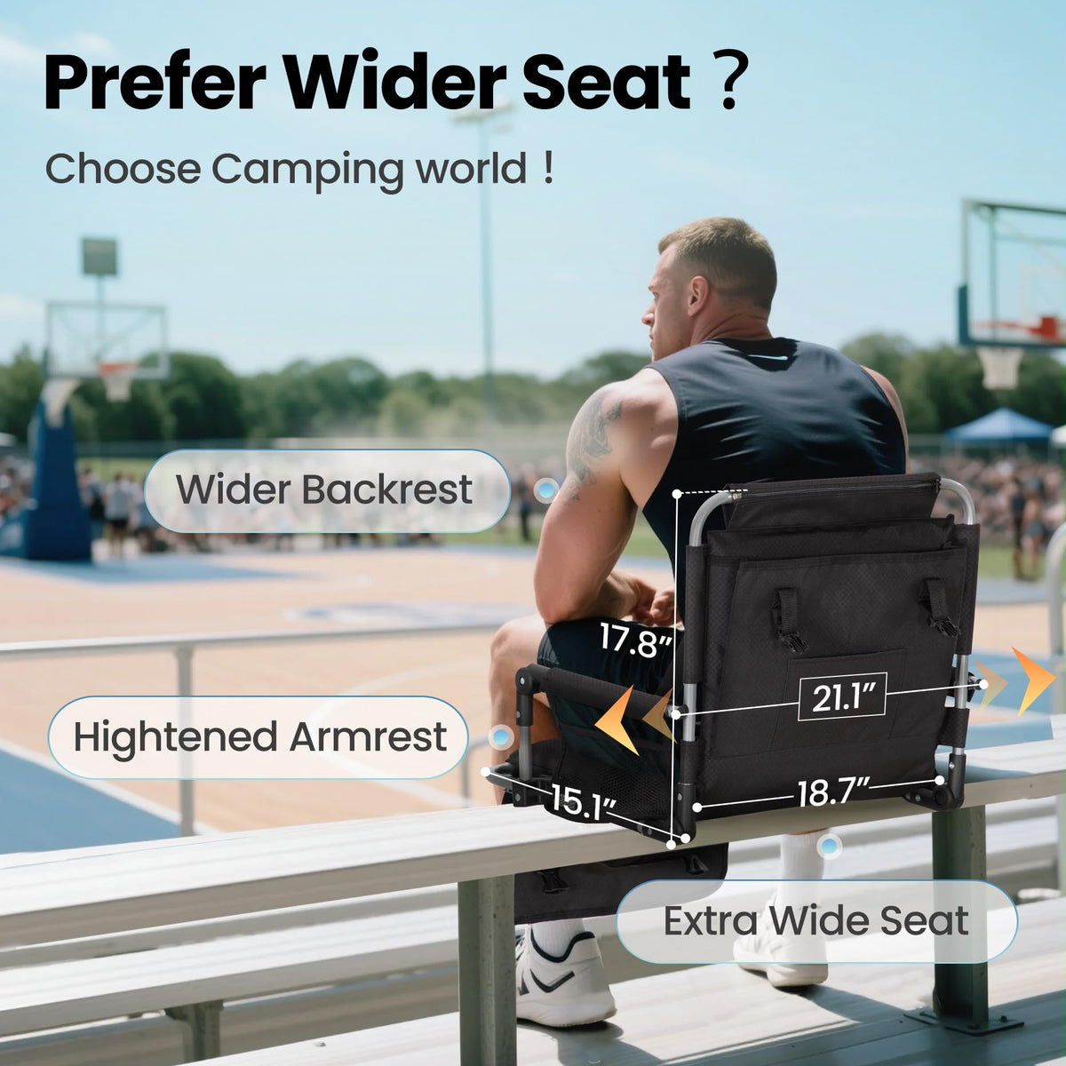 Stadium Seats with Back Support L282642