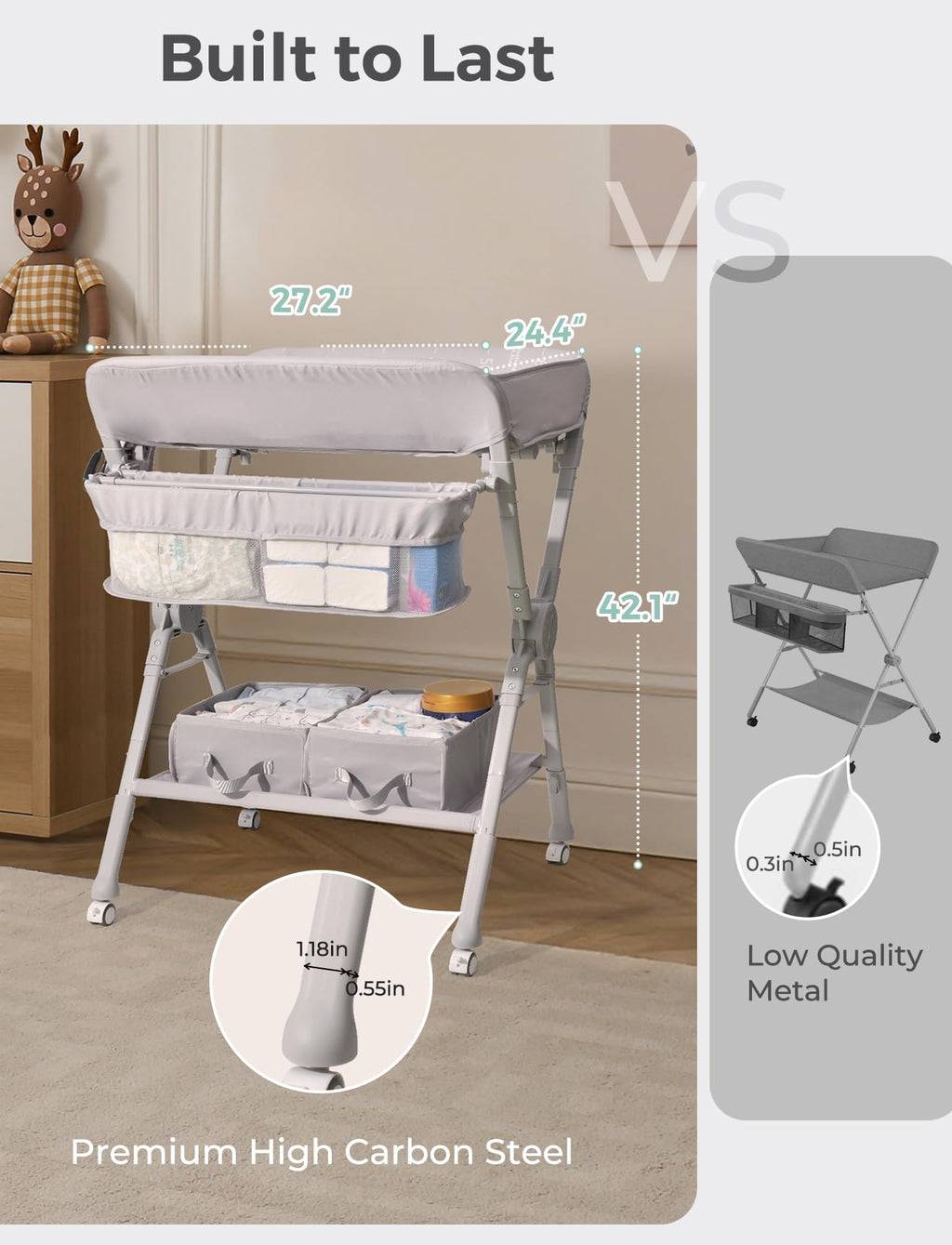 Portable Folding Baby Changing Table M8628