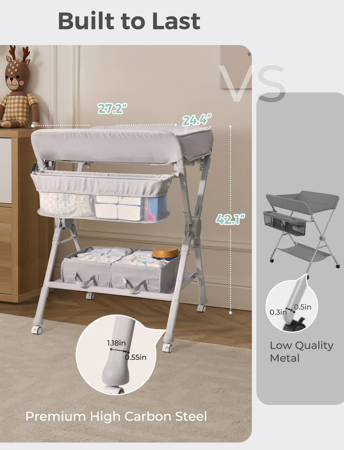 Portable Folding Baby Changing Table M8628