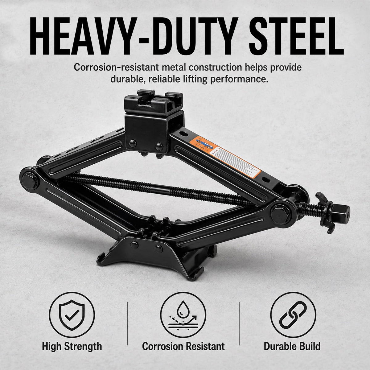 2 Ton Scissor Jack Kit with Lug Wrench S67394