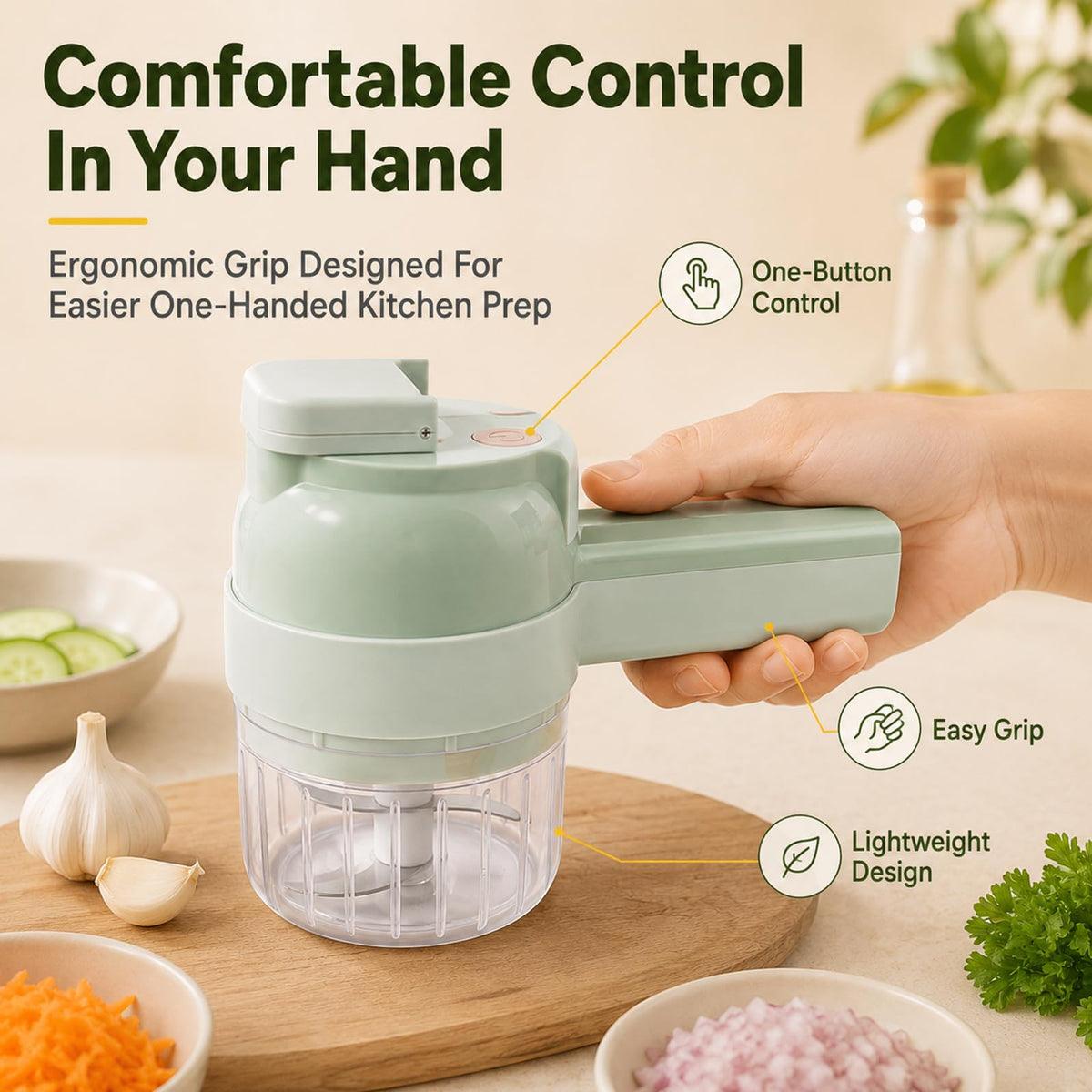 4 in 1 Handheld Electric Food Chopper T441