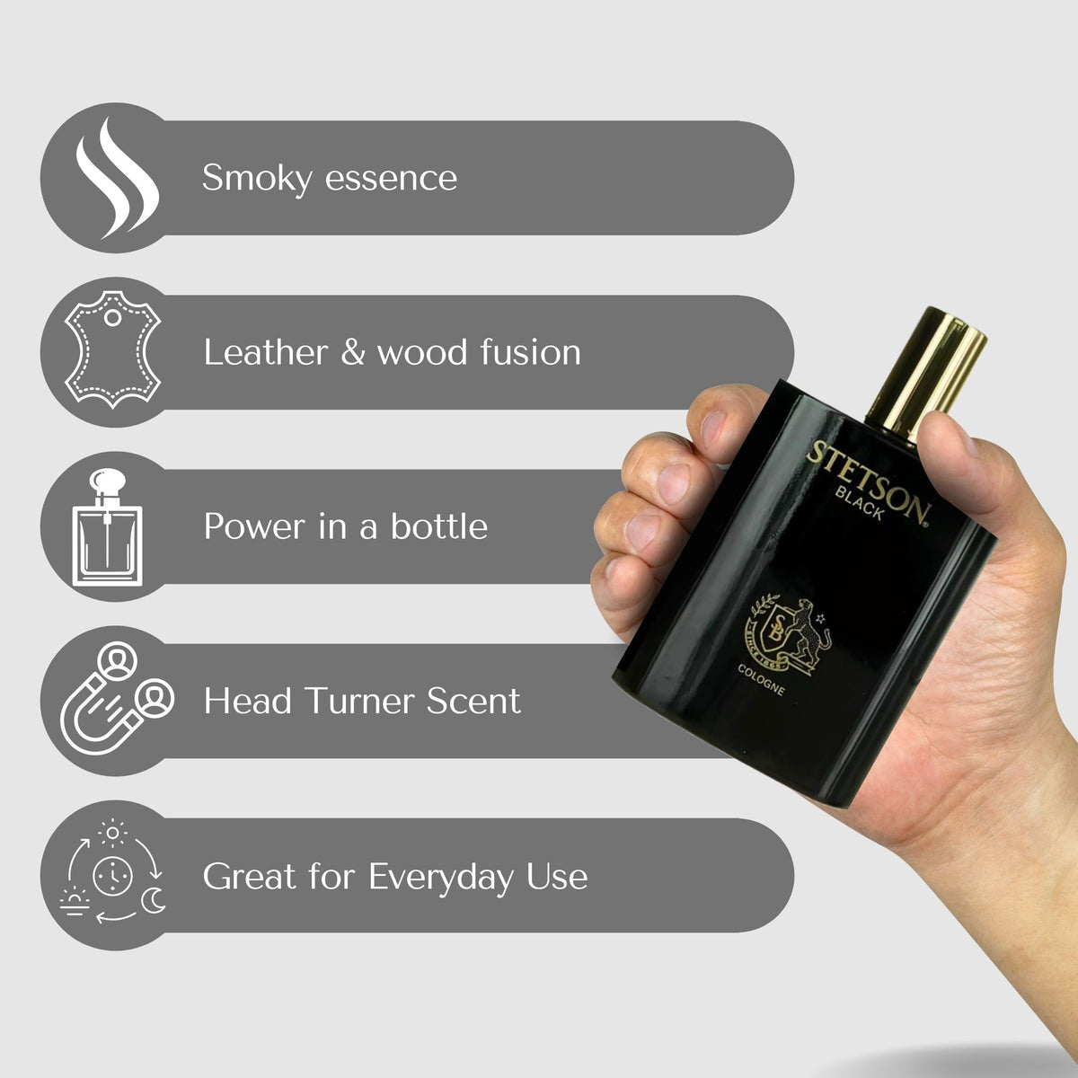 Black Cologne Spray 3.4 Ounces G19620