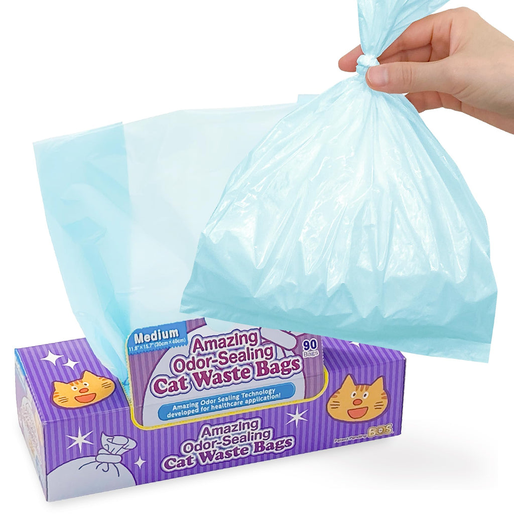 Unscented Cat Waste Disposal Bags 90 Count Y44658