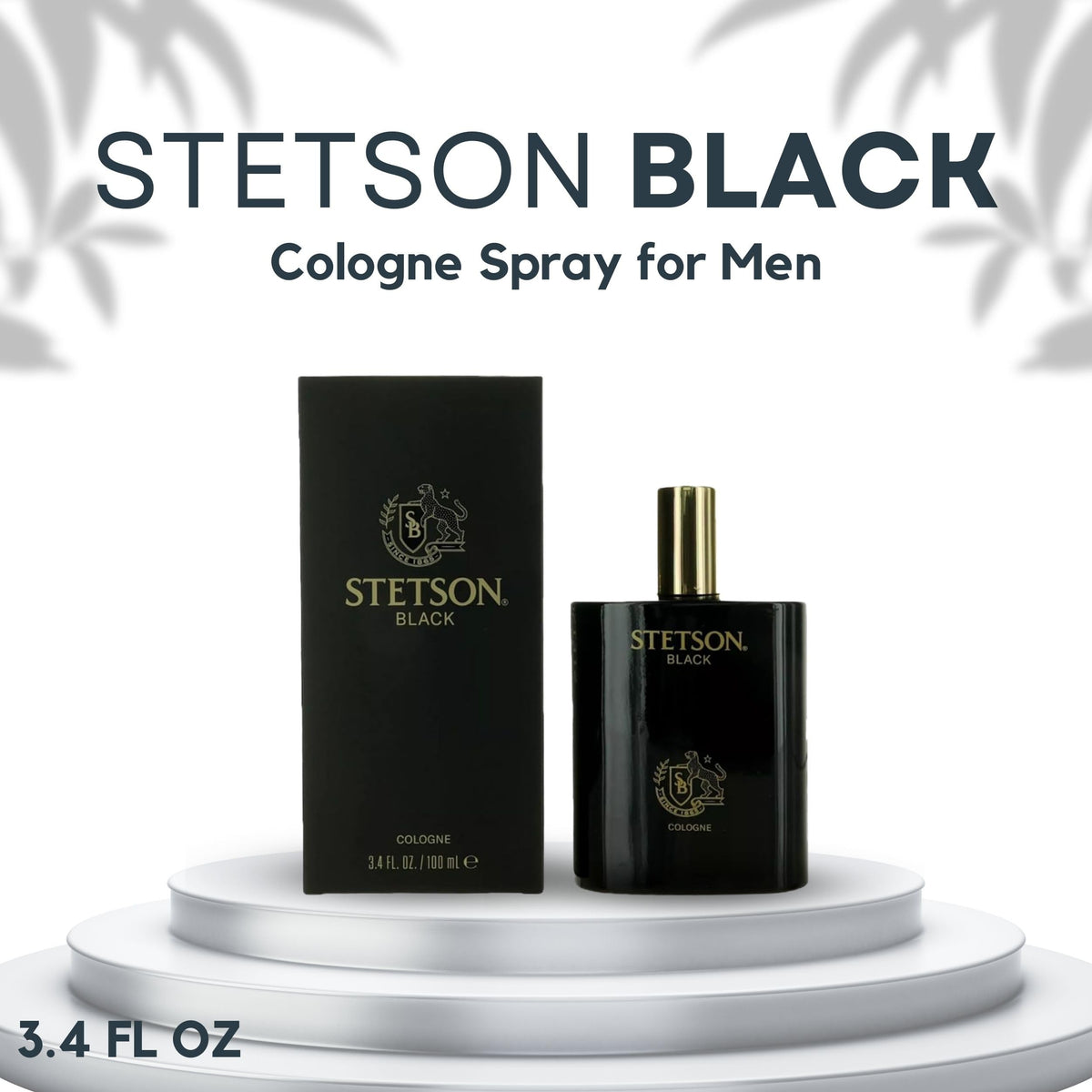 Black Cologne Spray 3.4 Ounces G19620