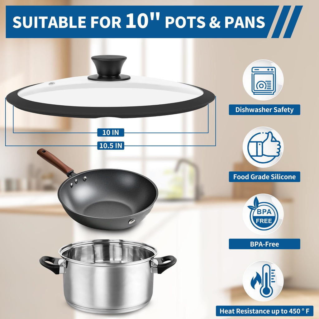 10 Inch Tempered Glass Pan Lid P72466