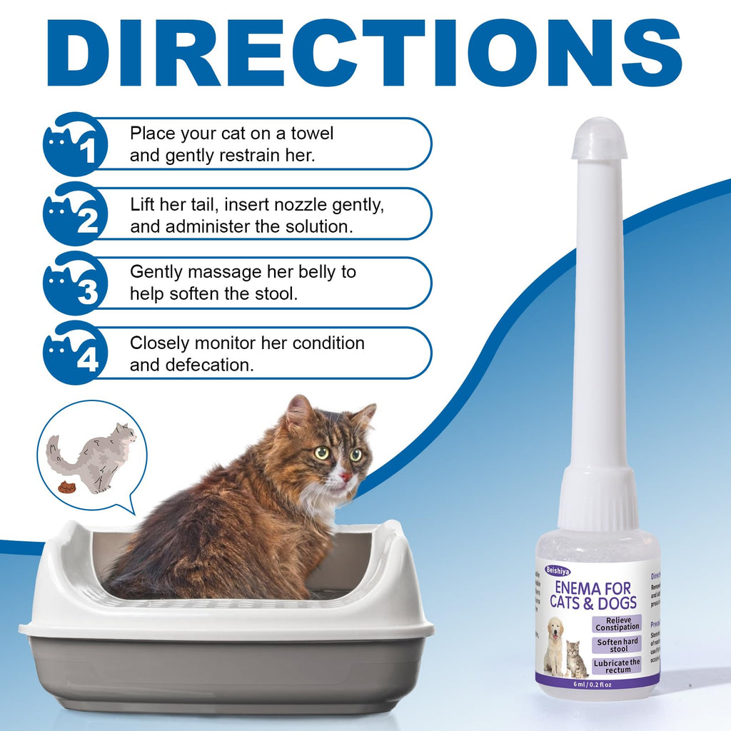 Disposable Enema for Cats & Dogs 6 mL Syringe 3 Pack F63225